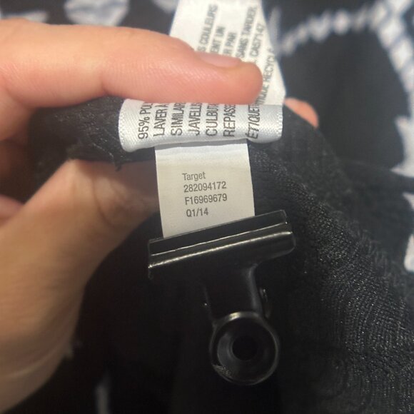 EUC Xhilaration Black & White Bodycon Dress Size XS - Picture 10 of 12